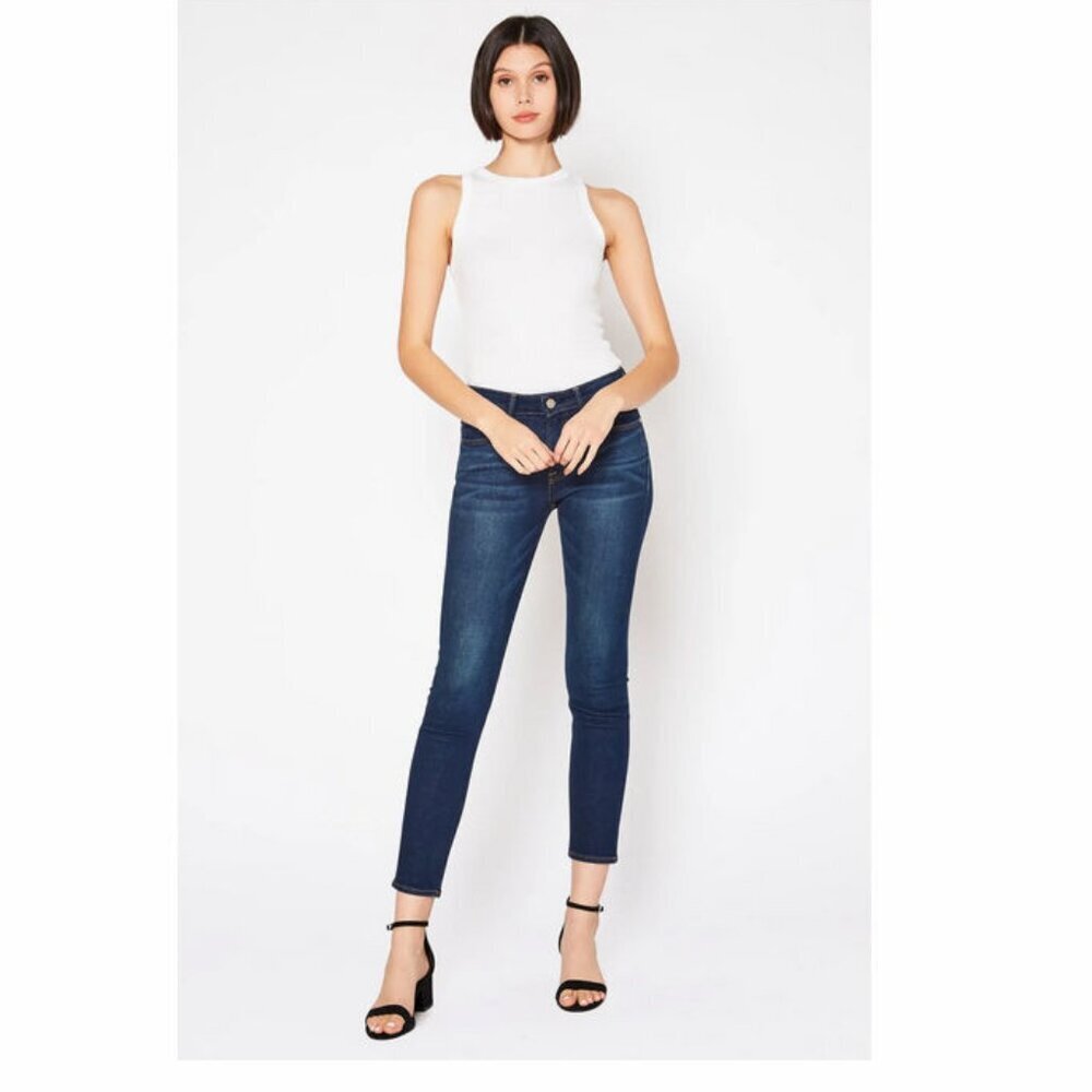 NOEND Women's Jeans Size 27 Skinny High Rise Made In USA Style # FS1010AORB